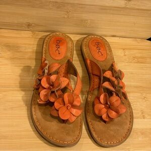 BOC Born Concept Coral Flower Sandals Womens Thong Comfort Sandals Casual